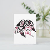 Carte Postale Le corbeau vole le soleil (Debout devant)