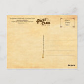 Carte Postale Le Corps, tel que régi par les douze constellation (Dos)