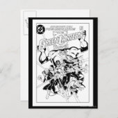 Carte Postale Le Corps Vert des Lanternes, noir et blanc (Devant / Derrière)