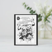 Carte Postale Le Corps Vert des Lanternes, noir et blanc (Debout devant)