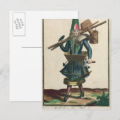 Carte Postale Le Costume de Maçon (Devant / Derrière)