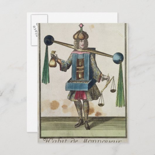 Carte Postale Le costume du mineur (Devant / Derrière)