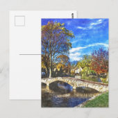 Carte Postale Le Cotswolds Watercolor (Devant / Derrière)