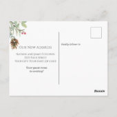 Carte Postale Le cou rustique du Faire-part mobile des bois (Dos)