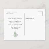 Carte Postale Le cou verdoyant de la forêt Faire-part en mouveme (Dos)