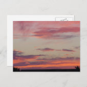 Carte Postale Le coucher de soleil du Texas de Stacey (Devant / Derrière)