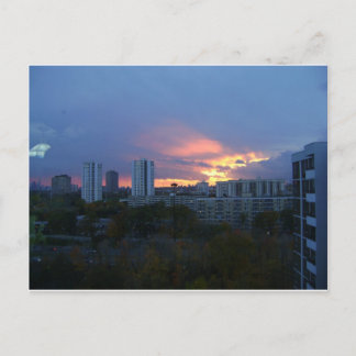 Carte Postale Le coucher du soleil de Toronto