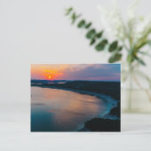 Carte Postale Le coucher du soleil du lac Travis (Debout devant)