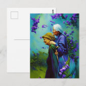 Carte Postale Le couple âgé (Devant / Derrière)