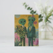 Carte Postale Le couple Alien (Debout devant)