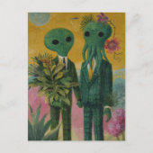 Carte Postale Le couple Alien (Devant)
