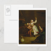 Carte Postale Le couple heureux (Devant / Derrière)