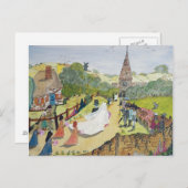 Carte Postale Le couple heureux (Devant / Derrière)