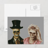 Carte Postale Le couple heureux (Devant / Derrière)