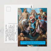 Carte Postale Le couronnement de la Vierge (Devant / Derrière)