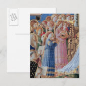 Carte Postale Le couronnement de la vierge (Devant / Derrière)