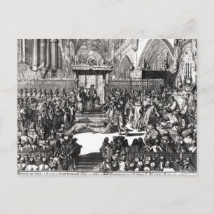 Carte Postale Le couronnement du roi George I