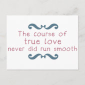 Carte Postale Le cours de l'amour véritable (Devant)