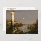 Carte Postale Le Cours de l'Empire : Désolation par Thomas Cole  (Devant / Derrière)