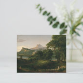 Carte Postale Le cours de l'Empire : L'Arcadien par Thomas Cole (Debout devant)