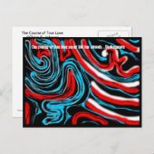 Carte Postale Le cours du vrai amour... (Devant / Derrière)