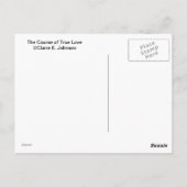 Carte Postale Le cours du vrai amour... (Dos)