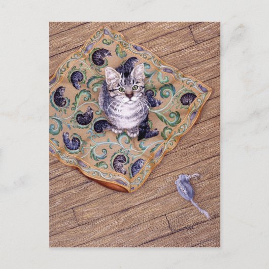 Carte Postale Le coussin d'Elliott (Devant)