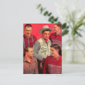 Carte Postale Le cow-boy Paw des années 1950 et ses garçons (Debout devant)