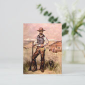 Carte Postale Le cowboy (Debout devant)
