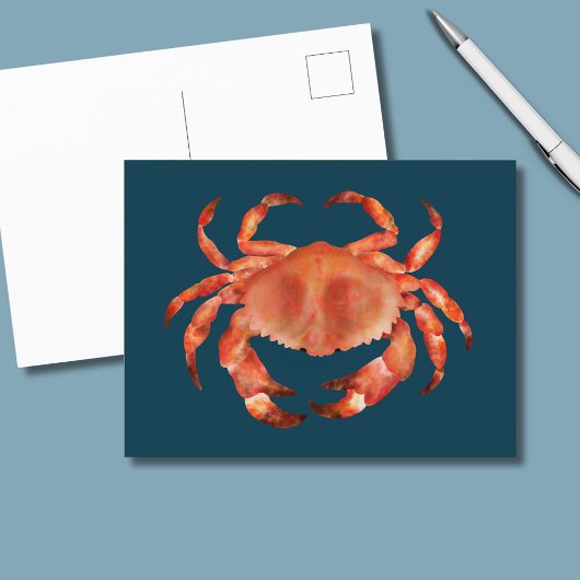 Carte Postale Le crabe côtier