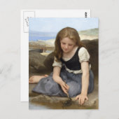 Carte Postale Le crabe de William-Adolphe Bouguereau (Devant / Derrière)