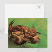 Carte Postale Le crabe sur son dos par Vincent van Gogh (Devant / Derrière)