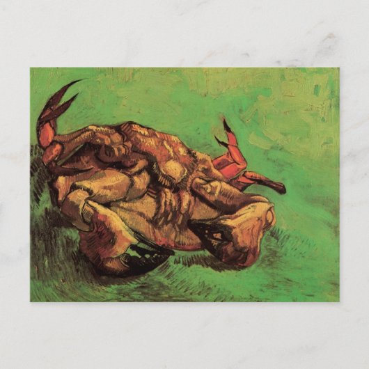 Carte Postale Le crabe sur son dos par Vincent van Gogh (Devant)