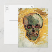 Carte Postale Le crâne de la vie morte par Vincent van Gogh (Devant / Derrière)