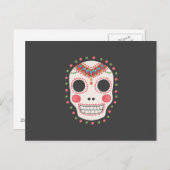 Carte Postale Le crâne de sucre (Devant / Derrière)