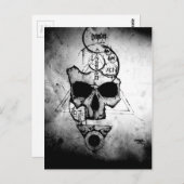 Carte Postale Le crâne Hyman (Devant / Derrière)