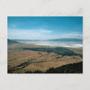 Carte Postale Le cratère de Ngorongoro