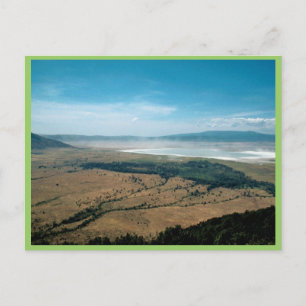 Carte Postale Le cratère de Ngorongoro
