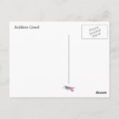 Carte Postale Le credo du soldat (Dos)