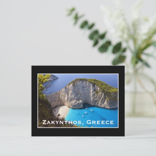 Carte Postale Le creux des dieux - Zakynthos dévoilé (Debout devant)