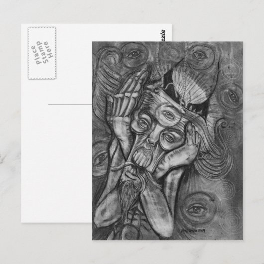 Carte Postale le cri (Devant / Derrière)