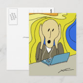 Carte Postale Le cri (Devant / Derrière)