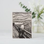 Carte Postale Le Cri (1895) d'Edvard Munch (Debout devant)