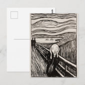 Carte Postale Le Cri (1895) d'Edvard Munch (Devant / Derrière)
