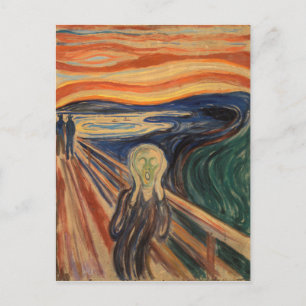 Carte Postale Le cri d'Edvard Munch