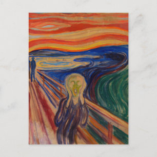 Carte Postale Le cri d'Edvard Munch
