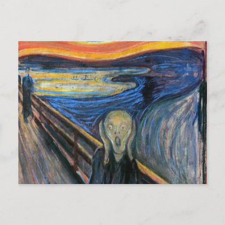 Carte Postale Le cri d'Edvard Munch