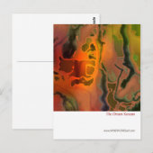 Carte Postale Le cri du rêve (Devant / Derrière)