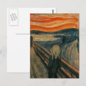 Carte Postale Le Cri - Edvard Munch (Devant / Derrière)