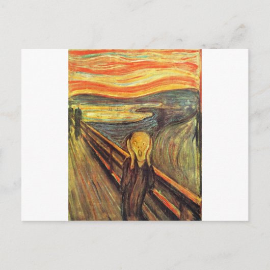 Carte Postale Le cri - Edvard Munch (Devant)